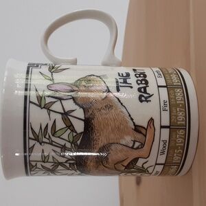 Dunoon THE RABBIT Personality Years of the Rabbit Cup Mug 10 oz Made in Scotland